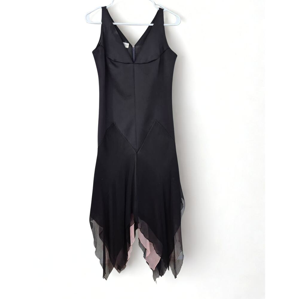 Vintage Dress Size Small Black  Witchy Whimsigoth Fairy Grunge HOCO LBD